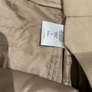 Tall size 2 khaki dress pants.